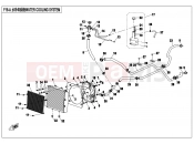 CFMOTO 2019 UTV UFORCE 800 (CF800UTR-2) WATER COOLING SYSTEM - F18-1