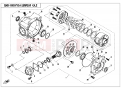 CFMOTO 2019 UTV UFORCE 800 (CF800UTR-2) REAR AXLE(AUTOMATIC DIFFERENTIAL LOCK) - F33-A-V1