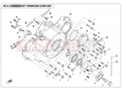 CFMOTO 2020 UTV UFORCE 800 (CF800UTR-2) LEFT CRANKCASE COVER ASSY. - E01-5