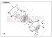 CFMOTO 2020 UTV UFORCE 800 (CF800UTR-2) FAN ASSY. - E18