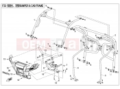 CFMOTO 2021 UTV UFORCE 800 (CF800UTR-2) BUMPER @^ CAB FRAME - F23