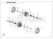 CFMOTO UFORCE 800 (CF800UTR-4) FRONT WHEEL - F07