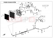 CFMOTO UFORCE 800 (CF800UTR-4) COOLING SYSTEM - F18-V1