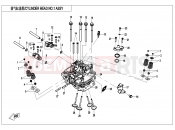 CFMOTO UFORCE 800 (CF800UTR-4) CYLINDER HEAD NO.1 ASSY - E02-2