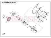 CFMOTO UFORCE 800 (CF800UU-A) WATER PUMP ASSY. - E08
