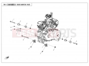 CFMOTO 2017 UTV UFORCE 800 (CF800UU-A) ENGINE MOUNTING PARTS - F00-2
