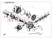 CFMOTO 2017 UTV UFORCE 800 (CF800UU-A) FRONT AXLE - F31