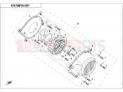 CFMOTO 2019 UTV UFORCE 800 (CF800UU-A) FAN ASSY. - E18