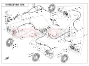 CFMOTO 2020 UTV UFORCE 800 (CF800UU-A) BRAKE SYSTEM(SINTERED PAD) - F08-B