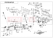 CFMOTO 2025 SSV ZFORCE 950 (CF1000STR-3L) MUFFLER - F02
