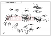 CFMOTO 2025 SSV ZFORCE 950 (CF1000STR-3L) REAR PLASTICS - F04-5