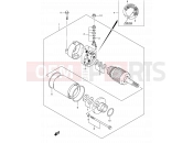 SUZUKI DR-Z400S K7 (2007) (E03,E28,E33) 23 - STARTING MOTOR