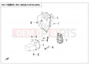 CFMOTO ZFORCE 1000 (CF1000US-2) MIDDLE PLASTIC 3(EPS) - F04-7