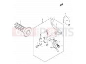 SUZUKI DR-Z400S K7 (2007) (E03,E28,E33) 43 - LEFT HANDLE LEVER