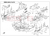 CFMOTO ZFORCE 1000 (CF1000UTR-2) MIDDLE PLASTIC 2 - F04-4