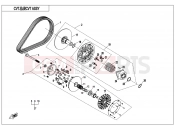 CFMOTO ZFORCE 1000 (CF1000UTR-2) CVT ASSY(NON SPEED LIMITED@^DIE THRUST COLLAR) - E05-V2