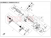 CFMOTO ZFORCE 1000 (CF1000UTR-2) TRANSMISSION SYSTEM(3) - E06-3-V1
