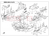 MIDDLE PLASTIC 2 - CFMOTO ZFORCE 1000 (CF1000UTR-2) 2021