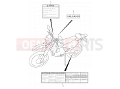 SUZUKI DR-Z400S K8 (2008) 45 - LABEL