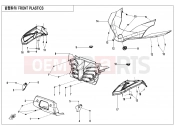 CFMOTO 2020 SSV ZFORCE 1000 (CF1000UTR-B) FRONT PLASTIC - F04-1-V1