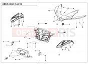 CFMOTO 2020 SSV ZFORCE 1000 (CF1000UTR-B) FRONT PLASTIC - F04-1-V2