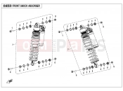 CFMOTO 2020 SSV ZFORCE 1000 (CF1000UTR-B) FRONT SHOCK ABSORBER - F05-2