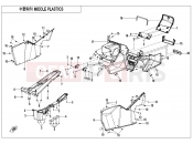 CFMOTO 2021 SSV ZFORCE 1000 (CF1000UTR-B) MIDDLE PLASTIC - F04-4