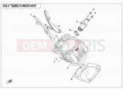 CFMOTO 2015 SSV ZFORCE 500 (CF500US) CYLINDER ASSY - E02-3