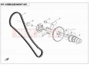 CFMOTO 2015 SSV ZFORCE 500 (CF500US) CAMSHAFT ASSY - E02-4