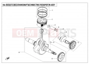 CFMOTO 2018 SSV ZFORCE 500 (CF500US) CRANKSHAFT@^CONNECTING ROD@^PISTON ASSY - E04