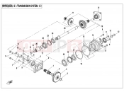 CFMOTO 2018 SSV ZFORCE 500 (CF500US) TRANSMISSION(2,FOR SLEEVE) - E06-2-B