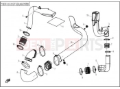CFMOTO 2013 SSV ZFORCE 600 (CF600-3) CVT COOLING SYSTEM