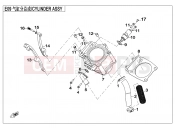 CFMOTO 2013 SSV ZFORCE 600 (CF600-3) CYLINDER BODY - E09