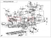 CFMOTO 2015 SSV ZFORCE 600 (CF600-3) FRAME ASSY