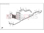 OIL COOLING SYSTEM - CFMOTO Z6 EX (CF600-6) 2012