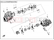 CFMOTO 2014 SSV ZFORCE 600 (CF625-3) POWERTRAIN - F28