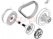 CFMOTO 2014 SSV ZFORCE 600 (CF625-3) CLUTCH @^ CVT - E13