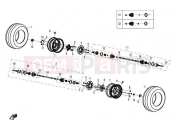 CFMOTO 2012 SSV ZFORCE 625 (CF625-6) FRONT WHEEL - F12