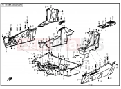 CFMOTO 2012 SSV ZFORCE 800 (CF800) MIDDLE PLASTIC - F04-4