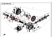 CFMOTO 2012 SSV ZFORCE 800 (CF800) FRONT AXLE - F31