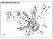 CFMOTO 2012 SSV ZFORCE 800 (CF800) CYLINDER HEAD NO.1 ASSY - E02-2