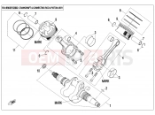 CFMOTO 2012 SSV ZFORCE 800 (CF800) CRANKSHAFT@^CONNETING GOD@^PISTON ASSY - E04