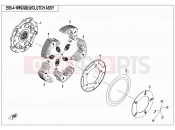 CFMOTO 2012 SSV ZFORCE 800 (CF800) CLUTCH ASSY - E05-4