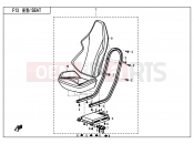 CFMOTO ZFORCE 800 (CF800) SEAT - F13