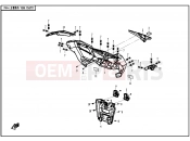 CFMOTO 2014 SSV ZFORCE 800 (CF800) REAR PLASTIC - F04-6