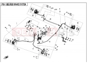 CFMOTO 2014 SSV ZFORCE 800 (CF800) BRAKING SYSTEM - F08-1