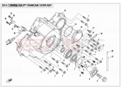 CFMOTO 2014 SSV ZFORCE 800 (CF800) LEFT CRANKCASE COVER ASSY - E01-5
