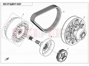 CFMOTO 2014 SSV ZFORCE 800 (CF800) CVT ASSY - E05