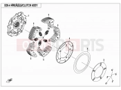 CFMOTO 2014 SSV ZFORCE 800 (CF800) CLUTCH ASSY - E05-4