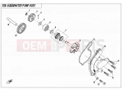 CFMOTO 2014 SSV ZFORCE 800 (CF800) WATER PUMP ASSY - E08